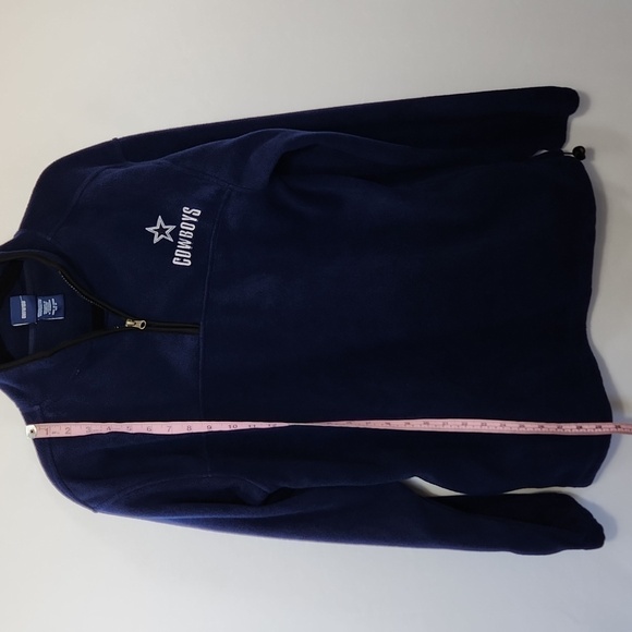 Dallas Cowboys NFL Vintage Authentic Apparel Fleece Quarter Zip Pullover SZ M - Picture 13 of 15